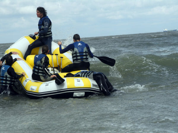 Rafting in the Zwin